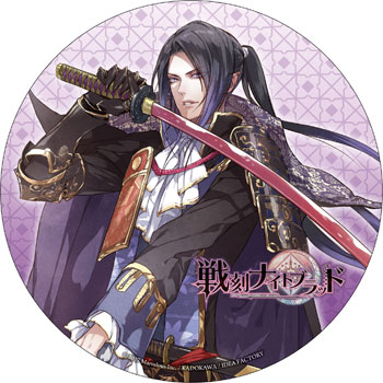 Sengoku Night Blood - De-Tin Badge: Nobunaga Oda