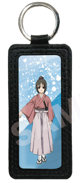 Hakuouki Leather Keychain 01 Chizuru Yukimura