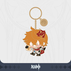 Genshin Impact Chara Metal Keyring Tartaglia