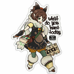 CAPCOM x B-SIDE LABEL Sticker - Monster Hunter XX: Milsee