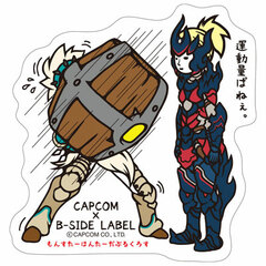 CAPCOM x B-SIDE LABEL Sticker - Monster Hunter XX: Renkin Style
