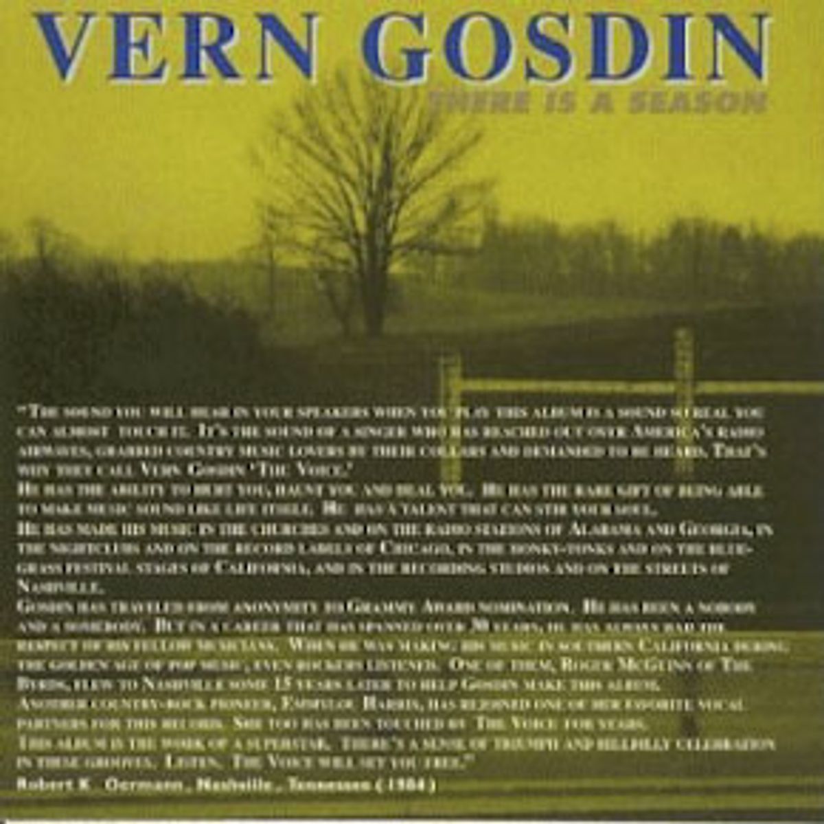There Is A Season (CD)