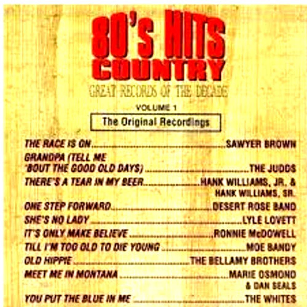 80s Hits Country No. 1 (CD)