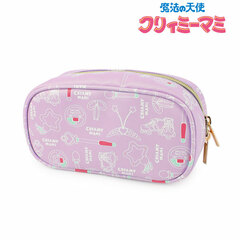 Creamy Mami, the Magic Angel Motif Pattern Makeup Pouch Purple