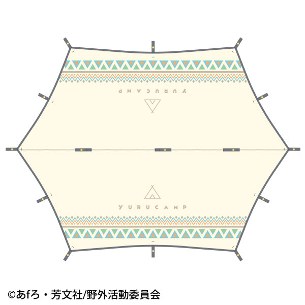 Yuru Camp Hexa Tarp (3m x 4m)