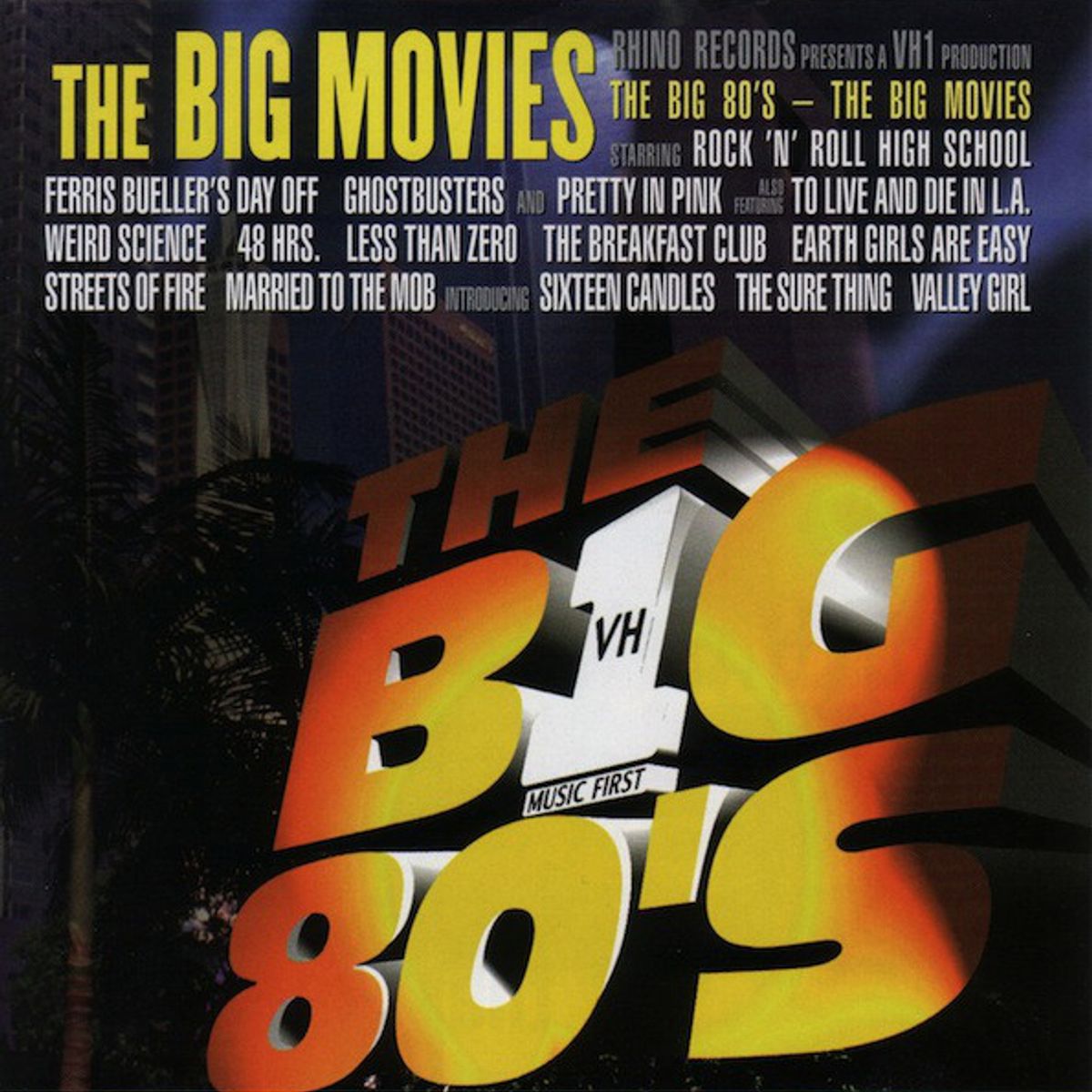 VH1 The Big 80s: The Big Movies (CD)