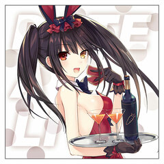 Date A Live Light Novel ver. Kurumi Tokisaki Cushion Cover Bunny Girl ver.