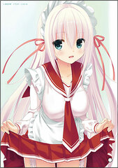 Aria the Scarlet Ammo Mini Acrylic Art Lisa Ave du Ang