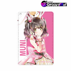 D4DJ Groovy Mix Ohnaruto Muni Ani-Art aqua label 1-Pocket Pass Case