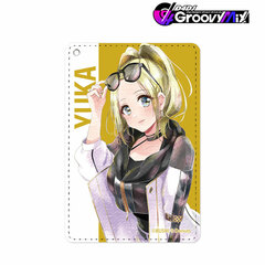 D4DJ Groovy Mix Sasago Jennifer Yuka Ani-Art aqua label 1-Pocket Pass Case