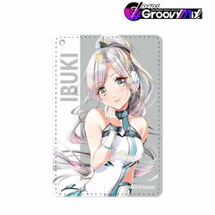 D4DJ Groovy Mix Nijima Ibuki Ani-Art aqua label 1-Pocket Pass Case