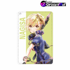D4DJ Groovy Mix Tsukimiyama Nagisa Ani-Art aqua label 1-Pocket Pass Case
