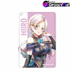 D4DJ Groovy Mix Yano Hiiro Ani-Art aqua label 1-Pocket Pass Case