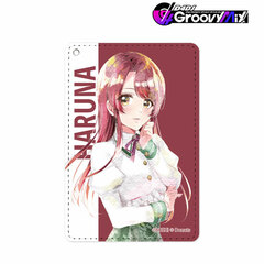 D4DJ Groovy Mix Haruna Kasuga Ani-Art aqua label 1-Pocket Pass Case