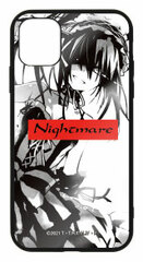 Date A Live Kurumi Tokisaki Monotone Ver. Tempered Glass iPhone Case/XR, 11