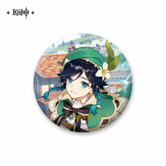 Genshin Impact Wallpaper Chara Tin Badge Venti