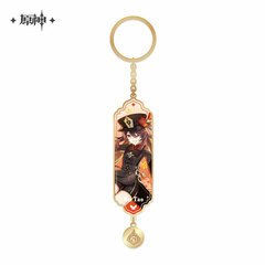 Genshin Impact Chara Metal Epoxy Keychain 