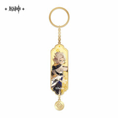 Genshin Impact Chara Metal Epoxy Keychain 
