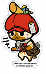 CAPCOM x B-SIDE LABEL Sticker Monster Hunter Postman