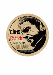 CAPCOM x B-SIDE LABEL Sticker Resident Evil Chris Redfield (Poster)