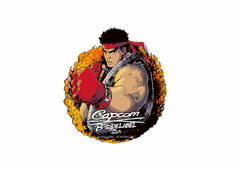 CAPCOM x B-SIDE LABEL Sticker Street Fighter 35th Ryu