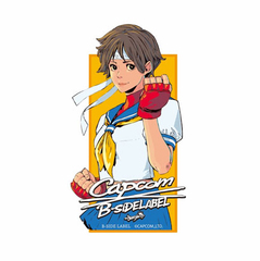 CAPCOM x B-SIDE LABEL Sticker Street Fighter 35th Sakura Kasugano