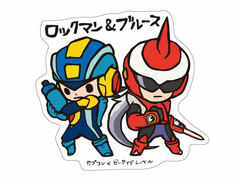 CAPCOM x B-SIDE LABEL Sticker Mega Man Battle Network Mega Man & Proto Man