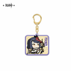 Genshin Impact Deformed Stamp Series Acrylic Strap Kujou Sara