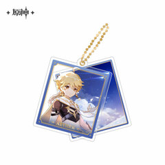 Genshin Impact Wallpaper Chara Double Acrylic Strap Aether/Protagonist (Male)