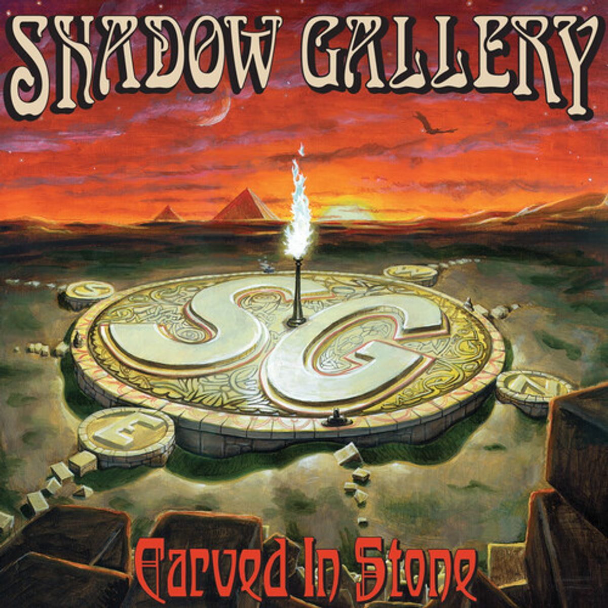 Carved In Stone [Red/Black Splatter Vinyl] (LP)