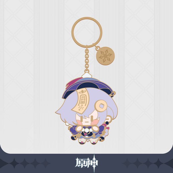 Genshin Impact Chara Metal Keyring Qiqi [Nana]