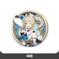 Genshin Impact Mondstadt Series Chara Tin Badge Barbara
