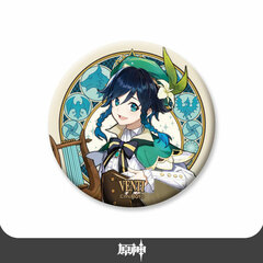 Genshin Impact Mondstadt Series Chara Tin Badge Venti