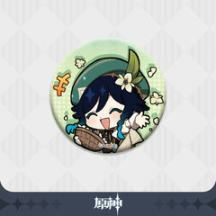 Genshin Impact Default Stamp Series Pearl Tin Badge Vol.2 Venti