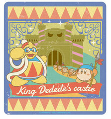 Kirby - Travel Sticker (6) Dedede Castle