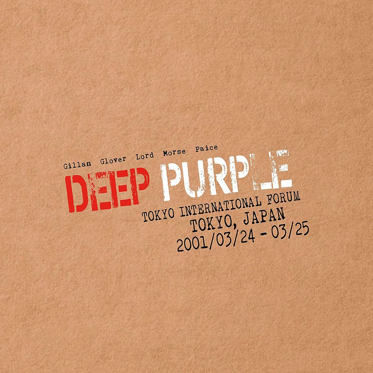 Live In Tokyo 2001 (CD)