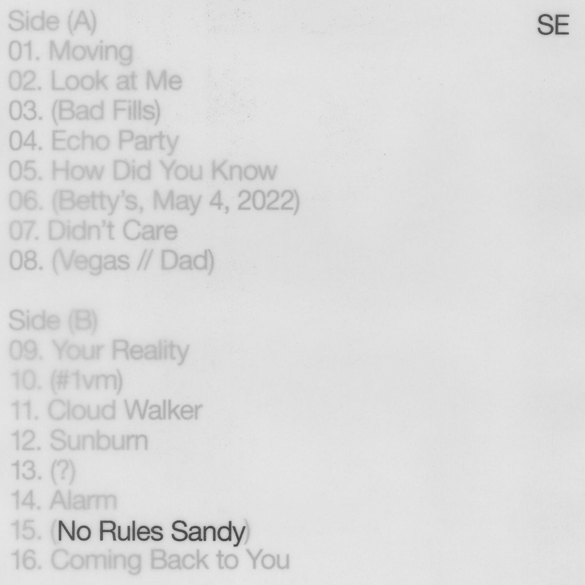 No Rules Sandy (CD)