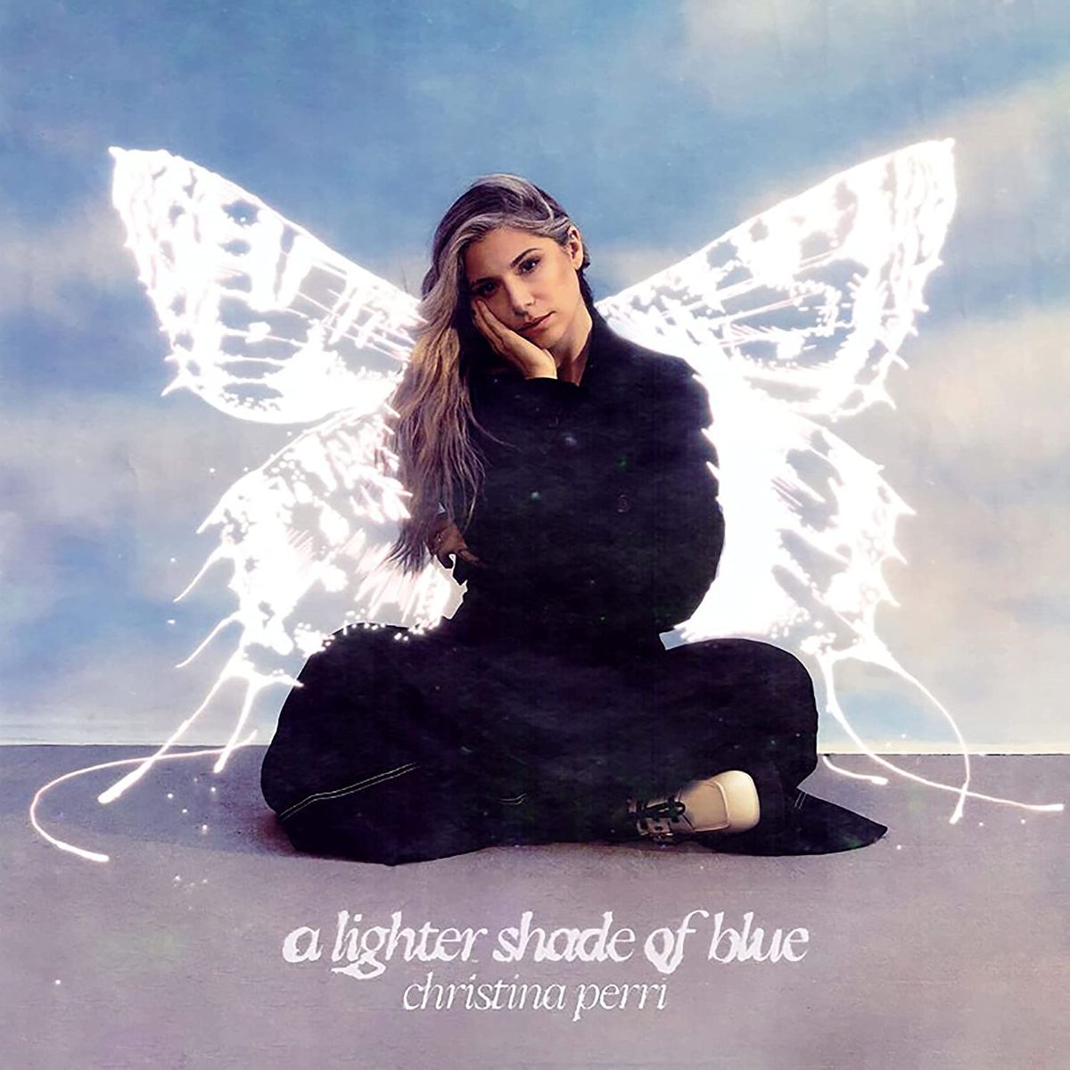 a lighter shade of blue (CD)