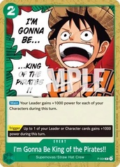 I'm Gonna Be King of the Pirates!! - P-024 - P (One Piece Film Red)