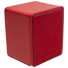 Ultra Pro 15924 Vivid Alcove Flip Deck Box - Red