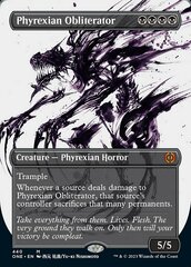 Oil raised slick Set - deals Phyrexian Obliterator & Elesh Norn