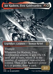 Jor Kadeen, First Goldwarden - Step-and-Compleat Foil - Borderless Manga