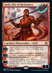 Koth, Fire of Resistance - Foil