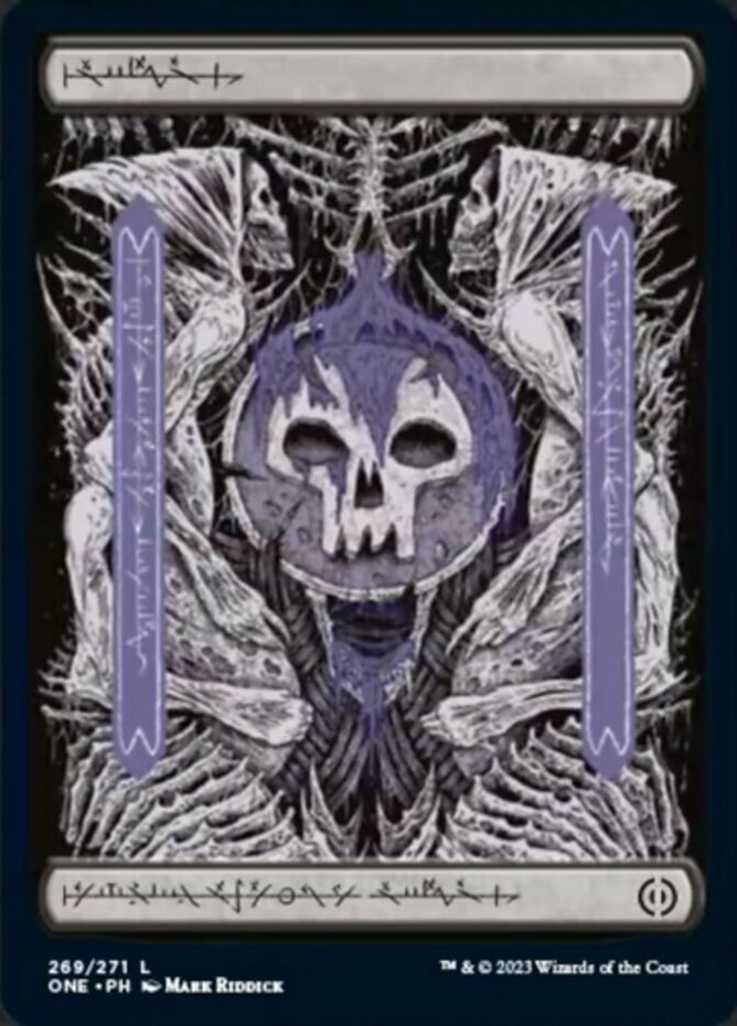 Near Mint, English - 1 x MTG Swamp (269) - Foil - Phyrexian