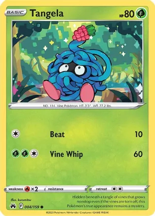 Tangela - 004/159 - Common - Reverse Holo