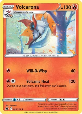 Volcarona - 025/159 - Rare