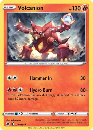 Volcanion - 026/159 - Holo Rare