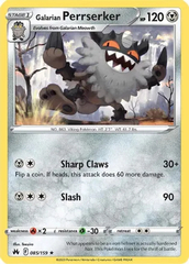 Galarian Perrserker - 085/159 - Rare - Reverse Holo