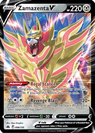 Zamazenta V - 098/159 - Ultra Rare