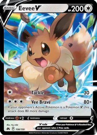 Eevee V - 108/159 - Ultra Rare